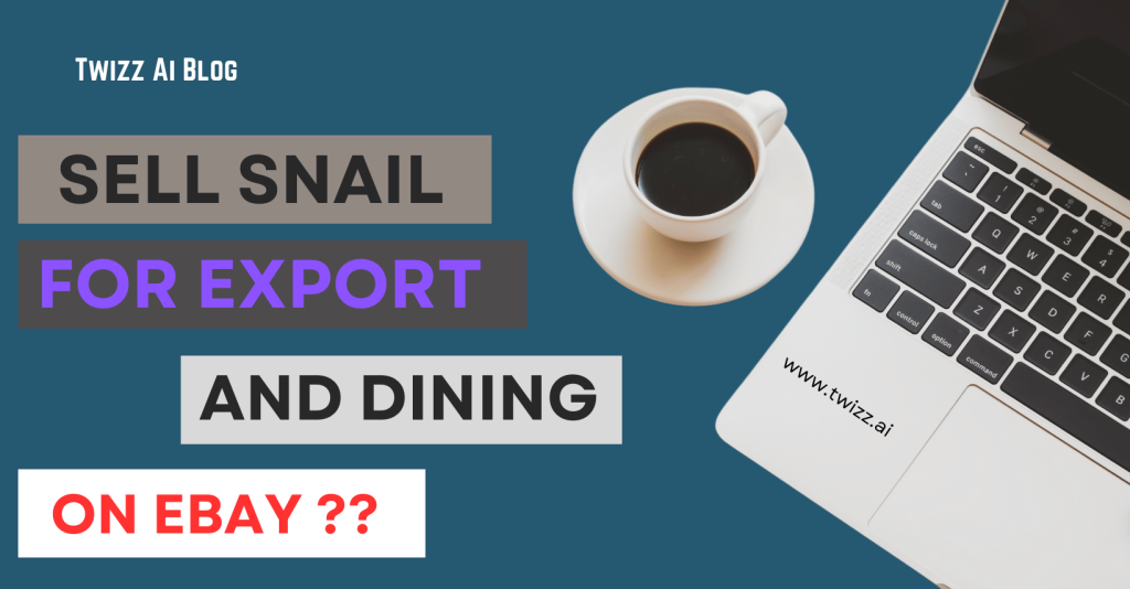 Snail Farming for Export & Dining Twizz AI -
